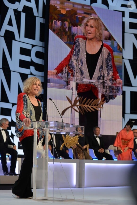 Kim Novak lors de la cérémonie de clôture du Festival de Cannes le 26 mai 2013