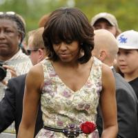 Michelle Obama : Élégante et touchante auprès de Barack pour le Memorial Day