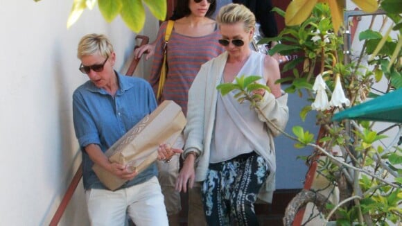 Ellen DeGeneres et Portia de Rossi, complices : Shopping pour leur superbe villa