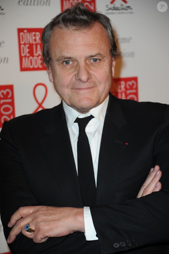 Jean-Charles de Castelbajac lors du dîner du Sidaction au Pavillon d'Armenonville. Paris, le 24 janvier 2013.