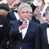 Michael Douglas lors de la montée des marches du film Ma Vie avec Liberace lors du Festival de Cannes le 21 mai 2013