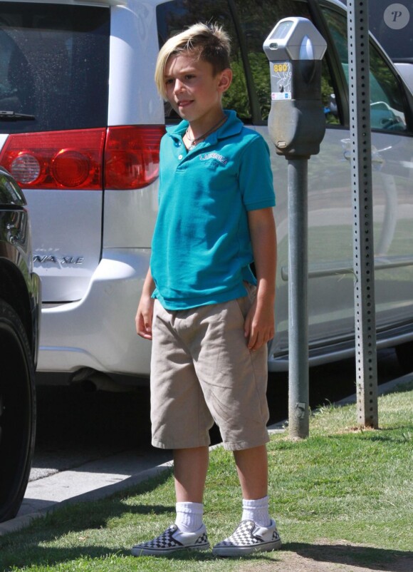 Le petit Kinsgton à Los Angeles, le 30 mai 2013.