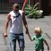 Gavin Rossdale va chercher son fils Zuma à l'école, à Los Angeles, le 30 mai 2013.
