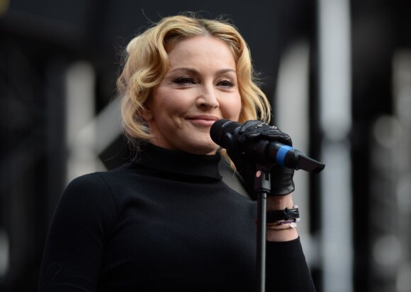 Madonna lors du concert Sound of Change à Londres, le 1er juin 2013.