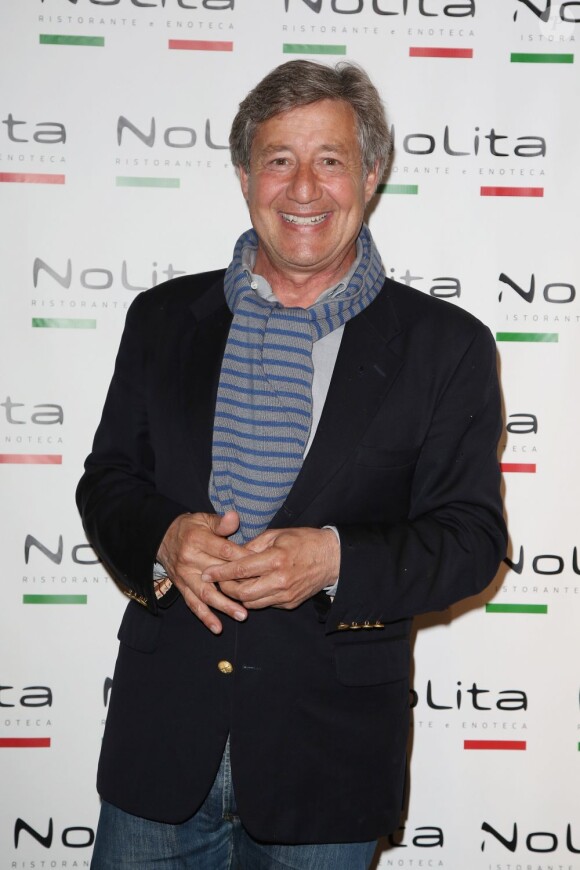 Exclusif - Patrick Sabatier - Anniversaire de l'incontournable programmateur de télévision et de radio Jacques Sanchez au restaurant NoLita dans le 8e arrondissement de Paris, le 29 mai 2013.