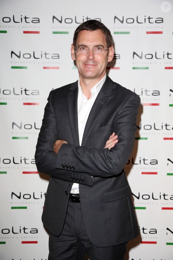 Exclusif - Francis Letellier - Anniversaire de l'incontournable programmateur de télévision et de radio Jacques Sanchez au restaurant NoLita dans le 8e arrondissement de Paris, le 29 mai 2013.