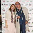 Exclusif - Karl Zéro et sa femme Daisy d'Errata - Anniversaire de l'incontournable programmateur de télévision et de radio Jacques Sanchez au restaurant NoLita dans le 8e arrondissement de Paris, le 29 mai 2013.