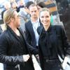 Brad Pitt et Angelina Jolie arrivant à l'avant-première du film "World War Z" à Paris sur les Champs-Elysées le 3 juin 2013