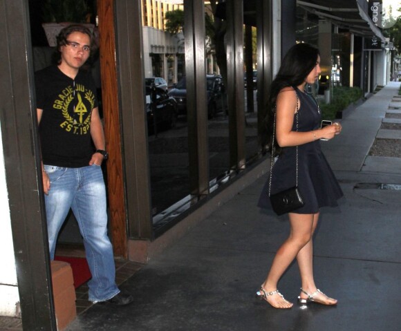 Prince Jackson avec sa petite amie Remi Alfalah à West Hollywood, le 3 juin 2013.