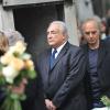 Dominique Strauss Kahn - Obsèques de Guy Carcassonne au cimetière de Montmartre à Paris, le 3 juin 2013.