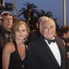 Dominique Strauss Kahn et sa compagne Myriam L'Aouffir sur les marches du 66e Festival de Cannes, le 25 mai 2013.