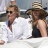 Rod Stewart et Penny Lancaster à Portofino le 24 mai 2013