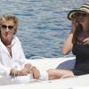 Rod Stewart et Penny Lancaster à Portofino le 24 mai 2013