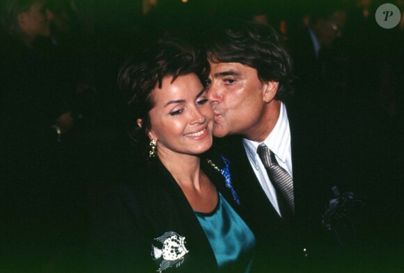 Bernard Tapie et sa femme Dominique à Venise le 5 septembre 1996.