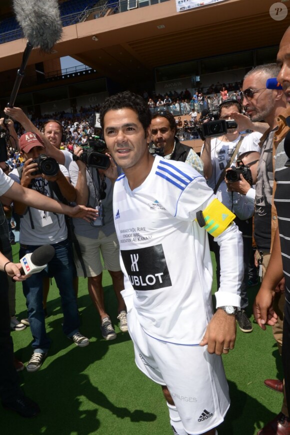 Jamel Debbouze au match de gala au profit de l'association Al Karam à Marrakech, le 7 juin 2013.