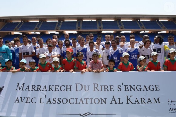 Le match de gala au profit de l'association Al Karam à Marrakech, le 7 juin 2013.