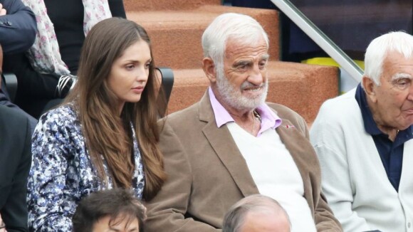 Roland-Garros 2013 : Jean-Paul Belmondo et sa petite-fille, complices pour Nadal