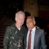John McEnroe et Mansour Bahrami lors du dîner du Trophée des Légendes au Buddha-Bar à Paris le 5 juin 2013