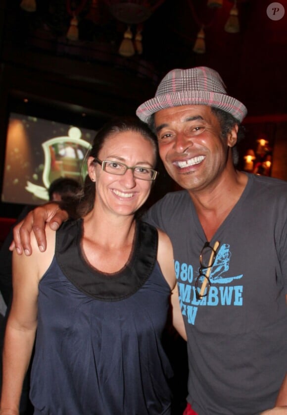 MaryPierce et Yannick Noah lors du dîner du Trophée des Légendes au Buddha-Bar à Paris le 5 juin 2013