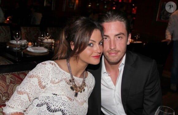 Maxime Leconte et son amie Julia lors du dîner du Trophée des Légendes au Buddha-Bar à Paris le 5 juin 2013