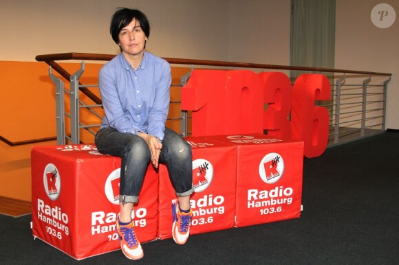 Sharleen Spiteri dans les studios de la Radio Hamburg en Allemagne, le 10 juin 2013.