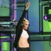 Gwen Stefani et son groupe "No Doubt" en concert sur le plateau du "Jimmy Kimmel Live Show" à Hollywood, le 8 janvier 2013.