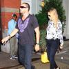Heidi Klum et Martin Kirsten quittent un restaurant et vont faire du shopping à New York le 11 juin 2013.