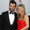 Justin Theroux et Jennifer Aniston lors de la cérémonie des Oscars le 24 février 2013