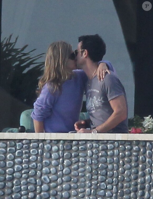 Jennifer Aniston et Justin Theroux en vacances à Los Cabos au Mexique le 28 décembre 2012