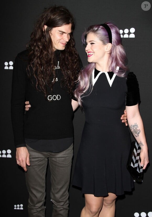 Kelly Osbourne et son fiancé Matthew Mosshart à la soirée MySpace à Los Angeles, le 12 juin 2013.