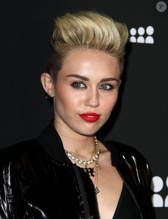 Miley Cyrus à la soirée MySpace à Los Angeles, le 12 juin 2013.