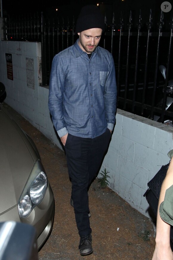 Justin Timberlake à la soirée MySpace à Los Angeles, le 12 juin 2013.