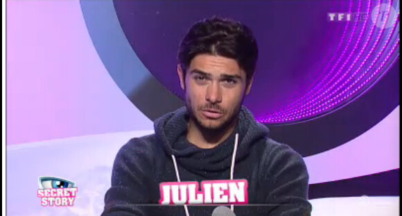 Julien dans la quotidienne de Secret Story 7 le jeudi 13 juin 2013 sur TF1