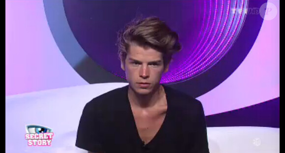 Gautier dans la quotidienne de Secret Story 7 le jeudi 13 juin 2013 sur TF1
