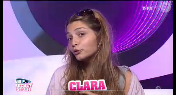Clara dans la quotidienne de Secret Story 7 le jeudi 13 juin 2013 sur TF1