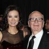Rupert Murdoch et Wendi Murdoch à la 85e cérémonie des Oscars à Hollywood, le 24 février 2013.