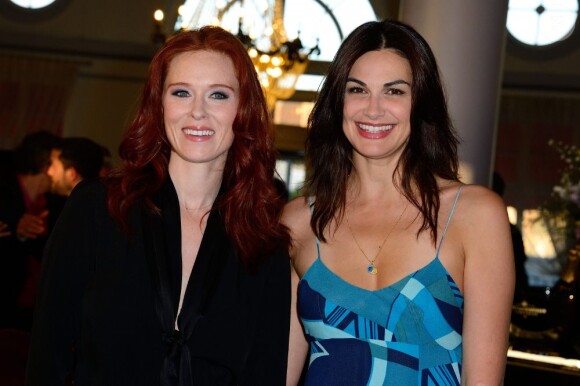 Audrey Fleurot et Helena Noguerra lors du dîner de charité au 27e Festival du Film de Cabourg, le 13 juin 2013.