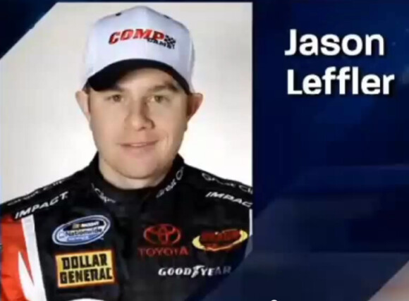 Jason Leffler, pilote NASCAR mort à 37 ans le 14 juin 2013.