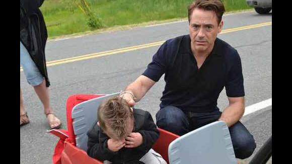 Robert Downey Jr. : Iron Man désemparé face aux larmes d'un petit garçon