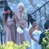 Exclu - Lady Gaga, demoiselle d'honneur au mariage de sa meilleure amie, Bo O'Connor, à Cabo San Lucas au Mexique, le 8 juin 2013.