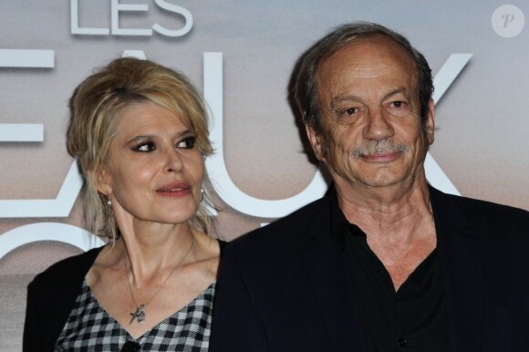 Fanny Ardant et Patrick Chesnais lors de la présentation du film Les Beaux Jours à Paris le 17 juin 2013