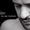 Grégoire, pochette du single "Si tu me voyais", juin 2013.