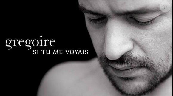 Grégoire, pochette du single "Si tu me voyais", juin 2013.