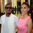 Kevin-Prince Boateng et sa compagne Melissa Satta lors d'un événement caritatif en faveur de l'Afrique à Milan, le 15 juin 2013.