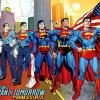 Evolution des Superman en bande-dessinée.
