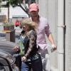Fergie, enceinte et son mari Josh Duhamel se rendent chez le médecin à Los Angeles, le 19 juin 2013.