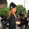 Rihanna sort de son hôtel à Londres, le 20 juin 2013