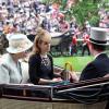 La princesse Anne et la princesse Beatrice arrivent au Royal Ascot le 20 juin 2013