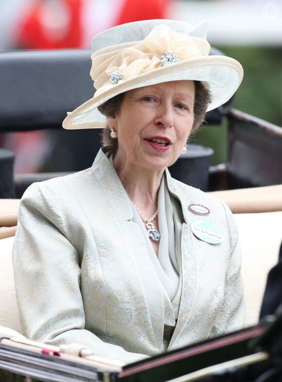 La princesse Anne lors du Ladies' Day le 20 juin 2013 au Royal Ascot.