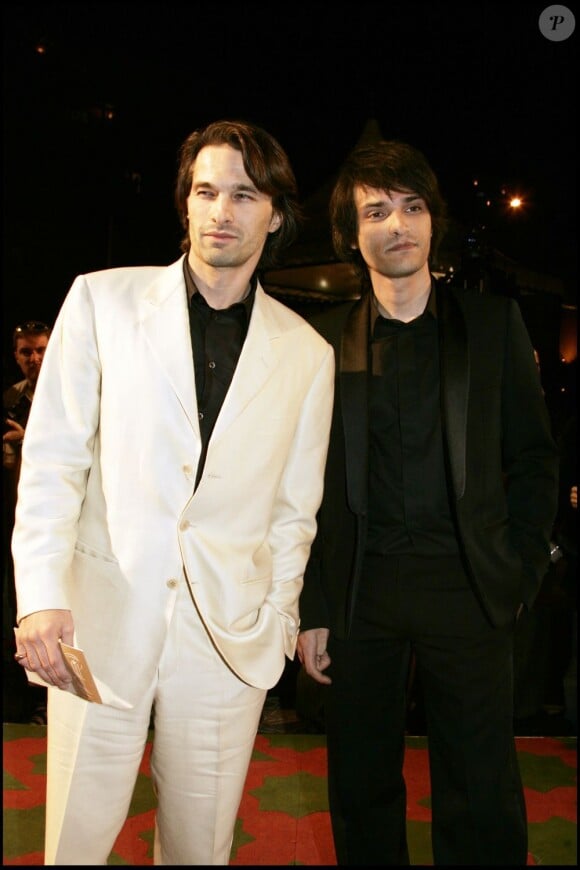 Olivier et Vincent Martinez lors du Festival du film de Marrakech le 11 novembre 2005